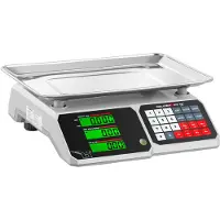 Steinberg Systems Balance de contrôle - 30 kg / 1 g - 34,1 x 24,1 cm - 6 écrans LCD