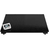 Steinberg Systems Balance au sol - 5 000 kg / 2 kg - 150 x 150 cm - avec écran LCD externe SBS-BW-5T
