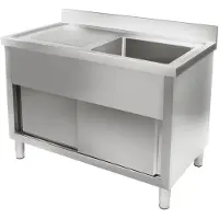 Royal Catering Plonge en inox - 120 x 65 cm RCHS-1200WS