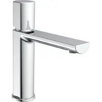 Schutte Mitigeur de lavabo SCHÜTTE NEW YORK, mitigeur de salle de bain avec bouchon escamotable en chrome