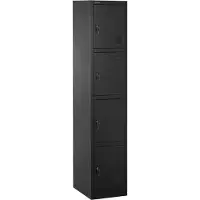 Fromm & Starck Casier vestiaire - 4 casiers avec étagères - verrouillable - 80 kg