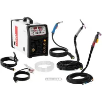 Welbach Poste à souder multi procédé - TIG 200 A - Facteur de marche 60% - Coupe 50 A - MIG/MAG 200 A