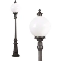 Ks Verlichting Pathway globe light Madeira 144cm avec boule de 25cm - vert
