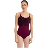 Intermezzo Manilastrap Sleeveless Leotard Violet XS Femme