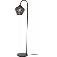 Light & Living Lampadaire - noir - Alvaro - métal - lampe d'ambiance - E27 - 8213012 -