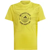 Adidas U Rfto Short Sleeve T-shirt Jaune 9-10 Years Enfants