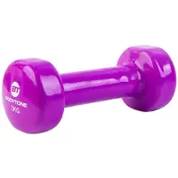 Bodytone V2 2kg Pvc Coated Dumbbell 2 Units Noir 2 kg