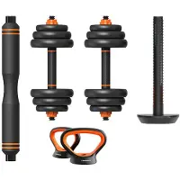 Xiaomi Dumbbell+barbell+kettlebell Kit 10kg Noir 10 kg
