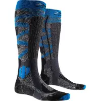 X-socks Rider Silver 4.0 Socks Bleu,Gris EU 35-38