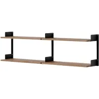 New Works Chamber Étagère murale Walnut | Black