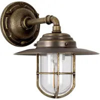 Ks Verlichting Lampe murale en bronze Tours avec un capuchon en cuivre