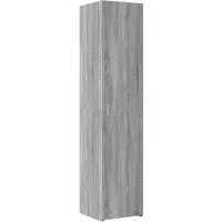vidaXL Highboard Gris Sonoma 40x42,5x185 cm Matériau dérivé du bois