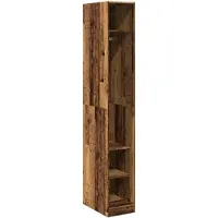 vidaXL Armoire aspect bois ancien 30x50x200 cm Bois composite