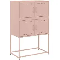vidaXL Sideboard Rosa 68,5x38,5x107 cm Acier