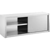 Expondo Armoire murale en inox - 150 x 45 cm