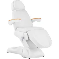 Physa Fauteuil esthétique - 3 moteurs - 300 W - 203 x 61 x 61,5 - 93,5 cm - 150 kg - Blanc RHO WHITE