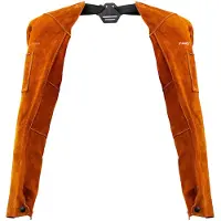 Expondo Manchettes soudeur - Cuir croûte de bovin - 70/57 x 16/26 cm