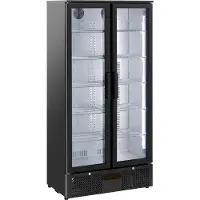 Usorteret Frigo à boissons - 458 l - - Acier peint par poudrage, noir