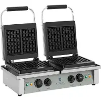 Royal Catering Gaufrier carré - 2 x 2.000 watts