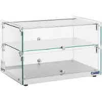 Royal Catering Vitrine neutre - 50 l - 2 niveaux RCKV-02-N