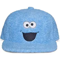 Difuzed Casquette de Sesame Street - Macaron Le Glouton - pour Homme - bleu - Taille one size