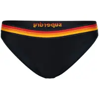 Superdry pour femme. W3010358A Bas de bikini avec logo Vintage marine (XL), Beachwear, Polister recyclé, Durable