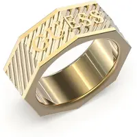 GUESS Jumr0303-wyg62 Ring Doré Homme