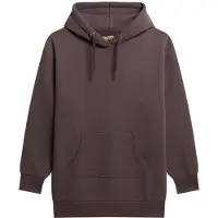 Superdry Femme Robe à Capuche Avec Strass Effet Tatouage Noir Taille: 34-36