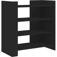 vidaXL Sideboard Noir 73,5x35x75 cm Bois composite