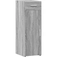 vidaXL Sideboard Gris Sonoma 30x42,5x93 cm Matériau dérivé du bois