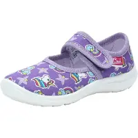 Beck Ballerines 'Violet Dream' bleu clair / jaune / violet / blanc
