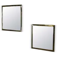 Safaary Miroir marocain carré 2 pièces