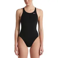 Nike Hydrastrong Solids Fast Back 2.0 Swimsuit Noir 26 Femme