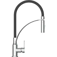 Eisl Robinet de cuisine avec bec Soft-Touch CARNEO chrome-noir
