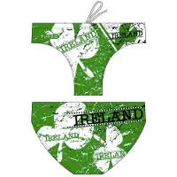Turbo Ireland Swimming Brief Vert,Blanc 4XL Homme