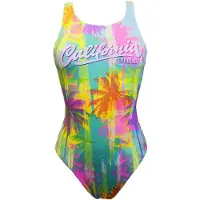 Turbo Cali Palms Swimsuit Multicolore 2XL Femme