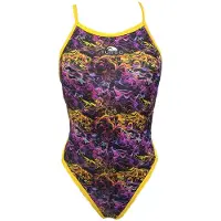 Turbo Smoke Swimsuit Jaune 3XL Femme