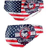Turbo Usa Wings Eagle Swimming Brief Multicolore 3XL Homme