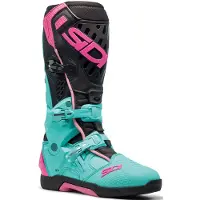 Sidi Crossair, bottes ,Mint/Noir/Fuchsia ,45 EU