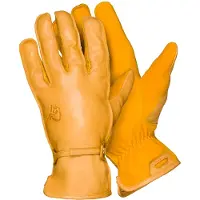 Norrøna - Gants en cuir - Femund Leather Gloves Kangaroo en Cuir - Taille M - Jaune