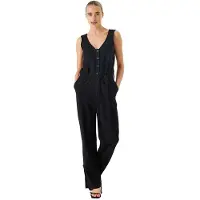 Garcia E30095 Sleeveless Jumpsuit Noir XS Femme