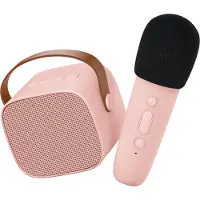 Lalarma Haut-parleur av. Microphone - Sans fil - Karaoké - Rose - - UneTaille - Haut-parleurs