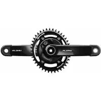 Rotor Aldhu Carbon Gravel Q Crankset Argenté 165 mm / 46/30t