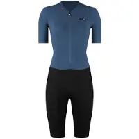 Etxeondo Binamic Short Sleeve Race Suit Bleu XS Femme