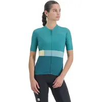 Sportful Snap Short Sleeve Jersey Vert XS Femme