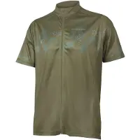 Endura Maillot Hummvee Ray E3215 - homme, court, vert olive - Taille XS