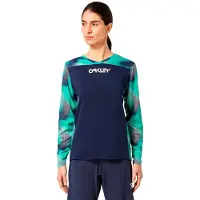 Oakley Apparel Maven Coast Long Sleeve Enduro Jersey Bleu L Femme