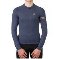 Agu Solid Long Sleeve Jersey Bleu S Femme