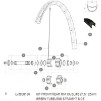 Mavic Jante Xa Elite Tubeless
