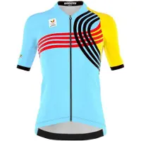 Bioracer Icon Boic Olympics Paris 2024 Short Sleeve Jersey Bleu SL Femme
